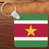 Porte-clés Drapeau du Suriname (Recto)