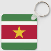 Porte-clés Drapeau du Suriname (Dos)