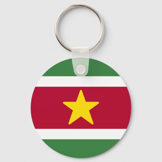 Porte-clés Drapeau du Suriname (Recto)