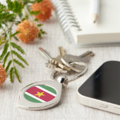 Porte-clés Drapeau du Suriname (Côté )