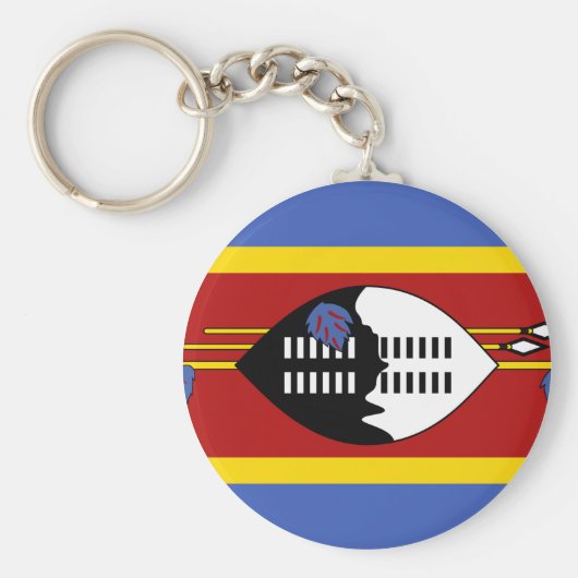 Porte-clés Drapeau du Swaziland (Devant)