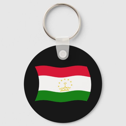 Porte-clés Drapeau du Tadjikistan (Recto)