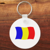 Porte-clés Drapeau du Tchad (Recto)