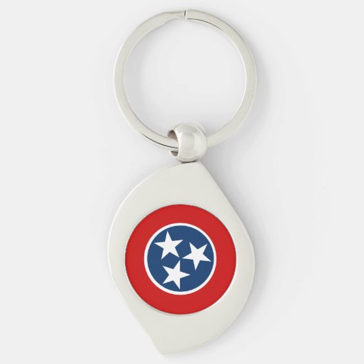 Porte-clés Drapeau du Tennessee (Devant)
