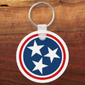 Porte-clés Drapeau du Tennessee (Recto)