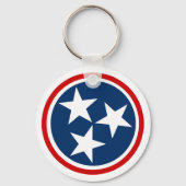 Porte-clés Drapeau du Tennessee (Verso)