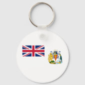 Porte-clés Drapeau du territoire antarctique britannique (Verso)