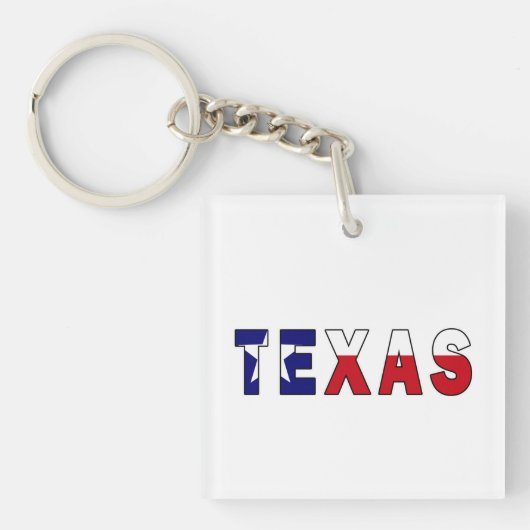 Porte-clés Drapeau du Texas (Devant)