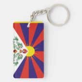 Porte-clés Drapeau du Tibet (Dos)