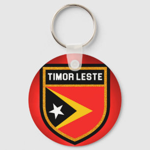 Porte-clés Drapeau du Timor oriental