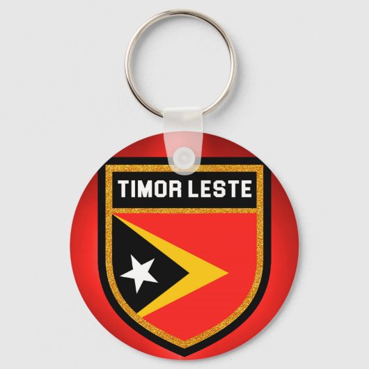 Porte-clés Drapeau du Timor oriental (Recto)