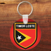 Porte-clés Drapeau du Timor oriental (Recto)