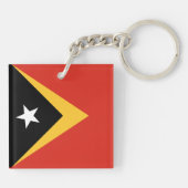 Porte-clés Drapeau du Timor oriental (Dos)