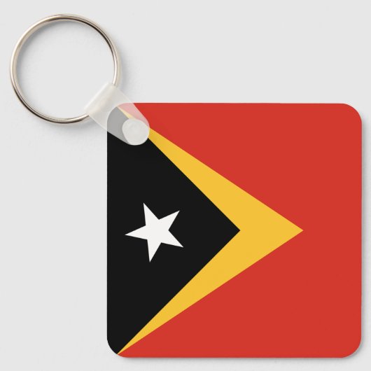 Porte-clés Drapeau du Timor oriental (Recto)