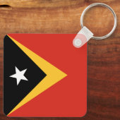 Porte-clés Drapeau du Timor oriental (Verso)
