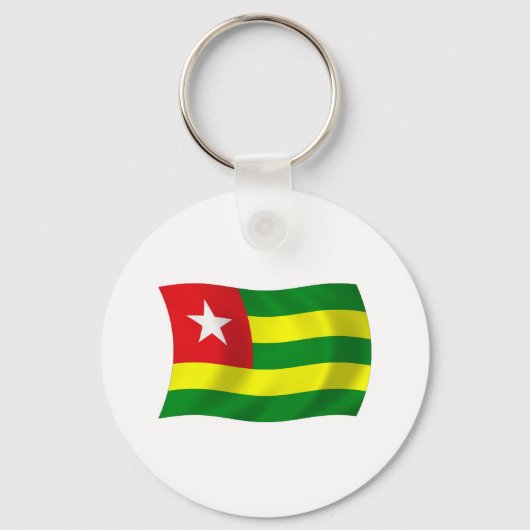 Porte-clés Drapeau du Togo (Recto)