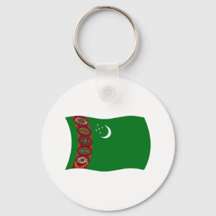 Porte-clés Drapeau du Turkménistan