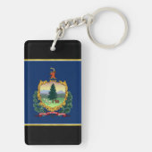 Porte-clés Drapeau du Vermont (Dos)