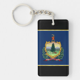 Porte-clés Drapeau du Vermont