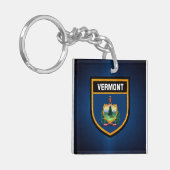 Porte-clés Drapeau du Vermont (Devant gauche)