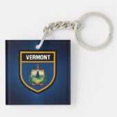 Porte-clés Drapeau du Vermont (Dos)