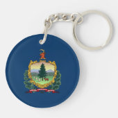 Porte-clés Drapeau du Vermont (Dos)