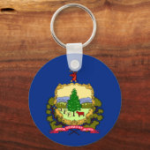 Porte-clés Drapeau du Vermont (Recto)