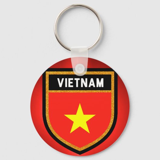 Porte-clés Drapeau du Vietnam (Recto)