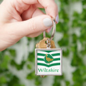 Porte-clés Drapeau du Wiltshire - ANGLETERRE (main)