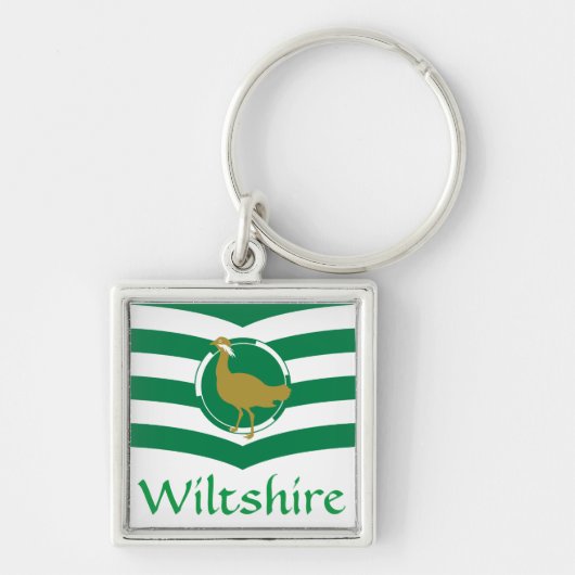 Porte-clés Drapeau du Wiltshire - ANGLETERRE (Devant)
