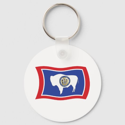 Porte-clés Drapeau du Wyoming (Recto)