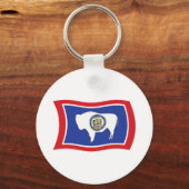 Porte-clés Drapeau du Wyoming (Recto)