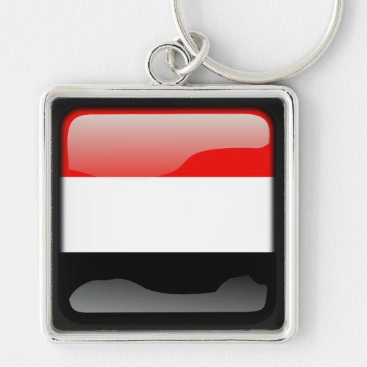 Porte-clés Drapeau du Yémen (Devant)