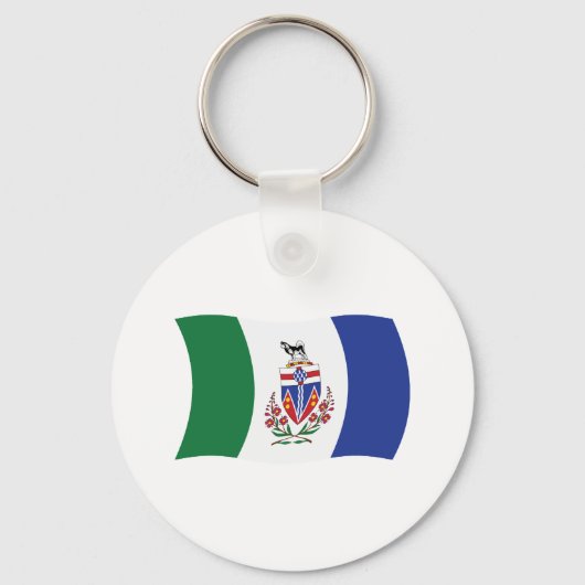 Porte-clés Drapeau du Yukon (Recto)