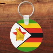 Porte-clés Drapeau du Zimbabwe (Recto)