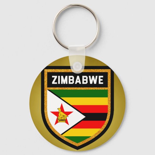 Porte-clés Drapeau du Zimbabwe (Recto)
