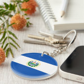 Porte-clés Drapeau El Salvador (Devant droit)