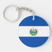 Porte-clés Drapeau El Salvador (Devant)