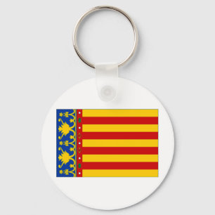 Porte-clés Drapeau Espagne Valencia