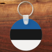 Porte-clés Drapeau estonien (Recto)