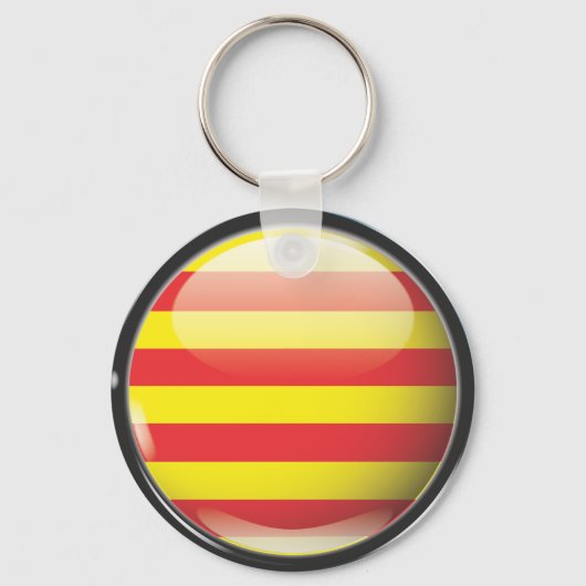 Porte-clés Drapeau et escudo de Catalogne (Recto)