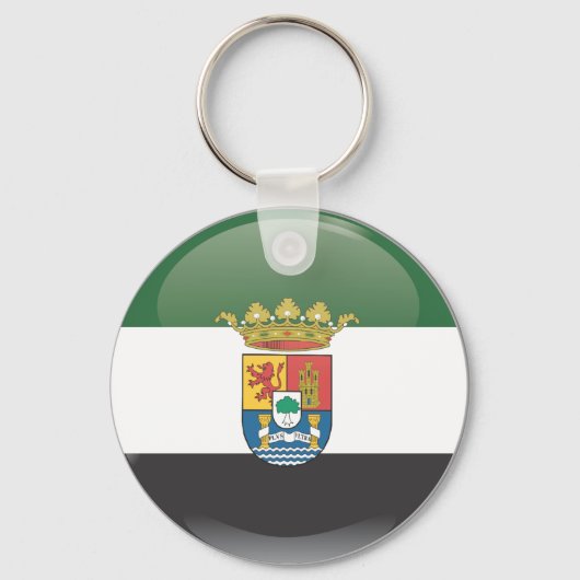 Porte-clés Drapeau et escudo d'Estrémadure (Recto)