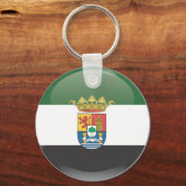 Porte-clés Drapeau et escudo d'Estrémadure (Recto)