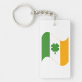 Porte-clés Drapeau Et Shamrock (Devant)