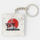 Porte-clés Drapeau et symboles du Japon ID153 (Dos)