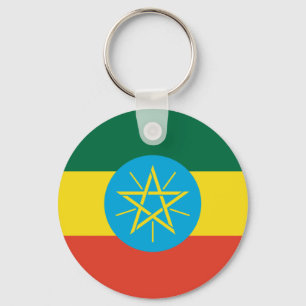 Porte-clés Drapeau éthiopien