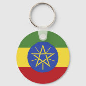 Porte-clés Drapeau éthiopien (Recto)
