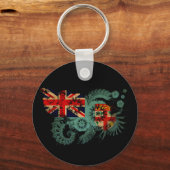 Porte-clés Drapeau Fidji (Recto)
