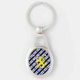 Porte-clés Drapeau finlandais de rayures