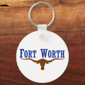 Porte-clés Drapeau Fort Worth (Recto)
